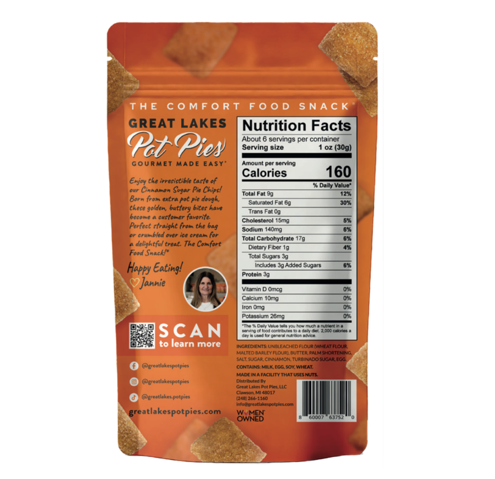 Cinnamon Sugar Pie Chips