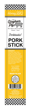 Honey BBQ Pork Snack Stick - 1 oz.