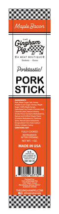 Maple Bacon Pork Snack Stick - 1 oz.