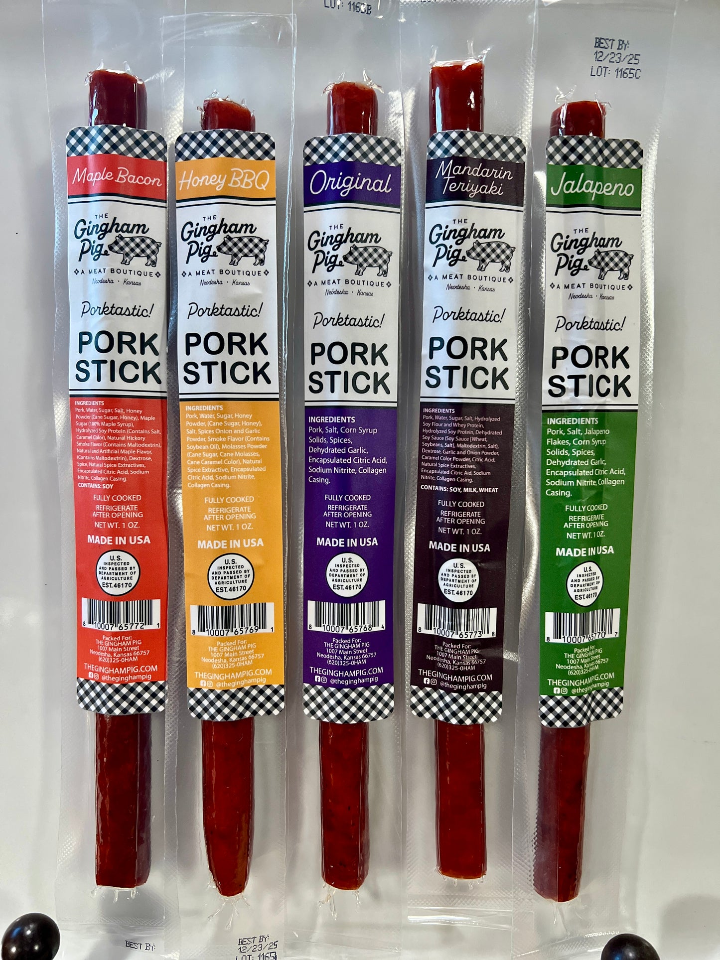 Bundle of 5 Pork Snack Sticks