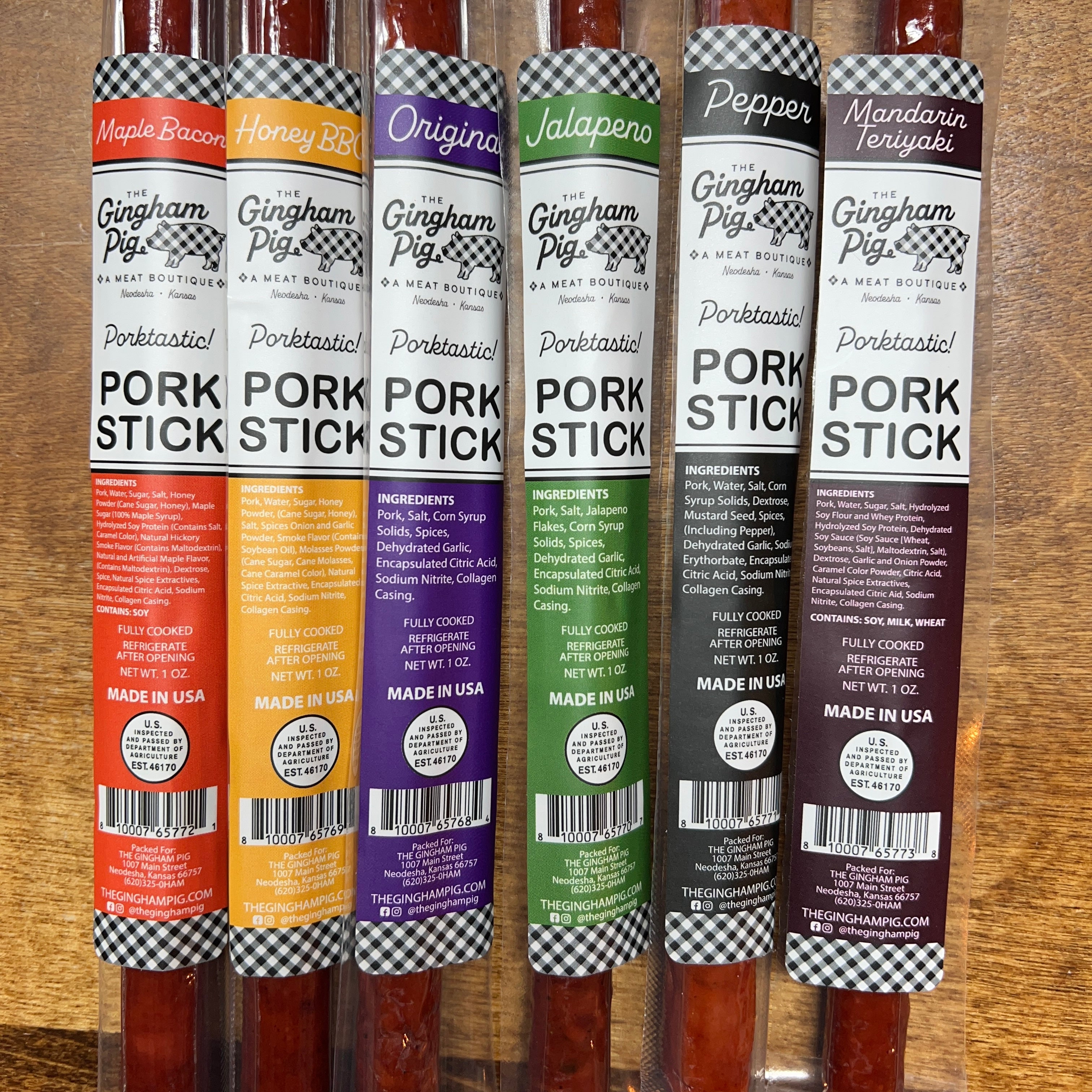 Pepper Pork Snack Stick - 1 oz.