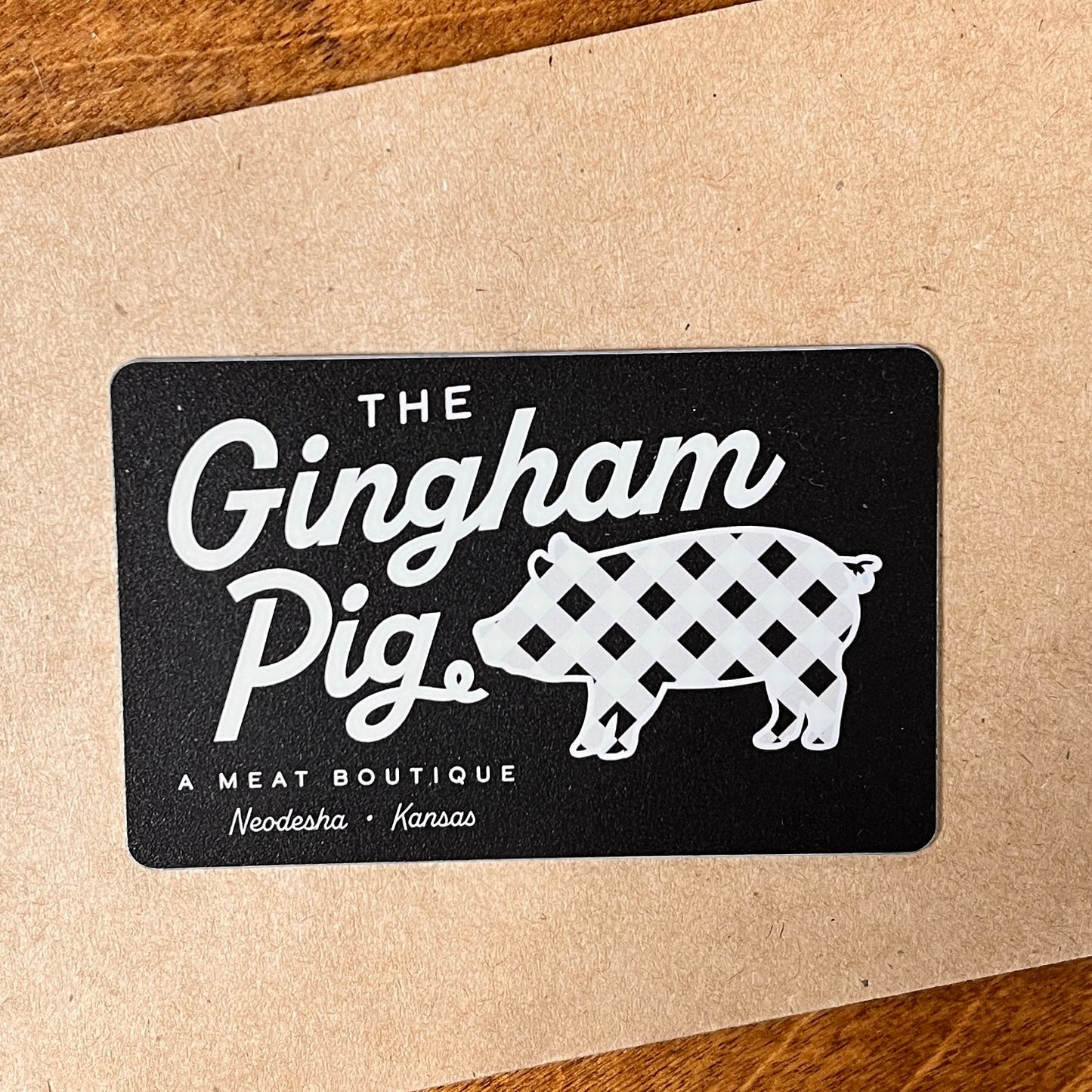 The Gingham Pig Hogsome Gift Card