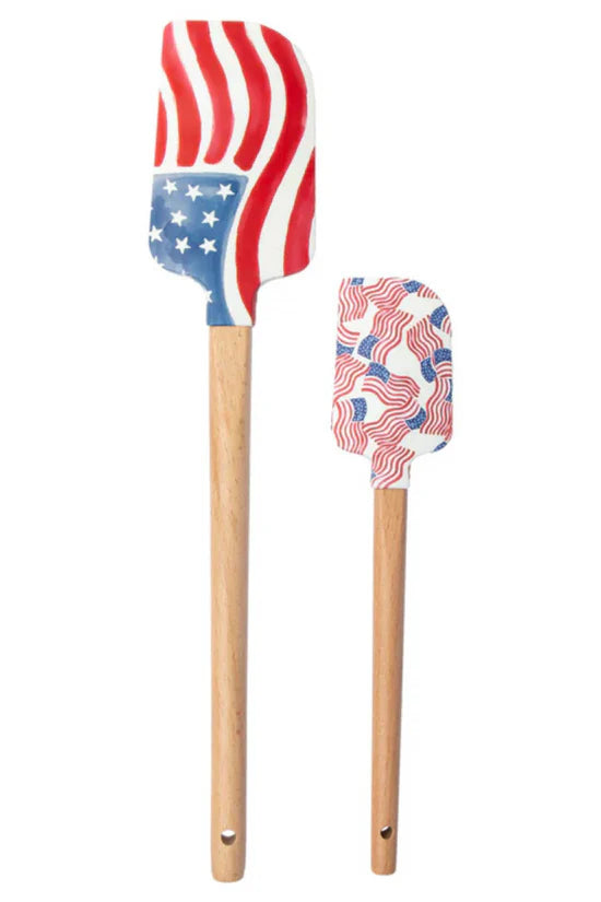 Stars & Stripes Silicone Spatula Set