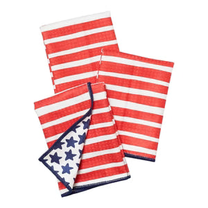 USA Flag Dishcloth Set