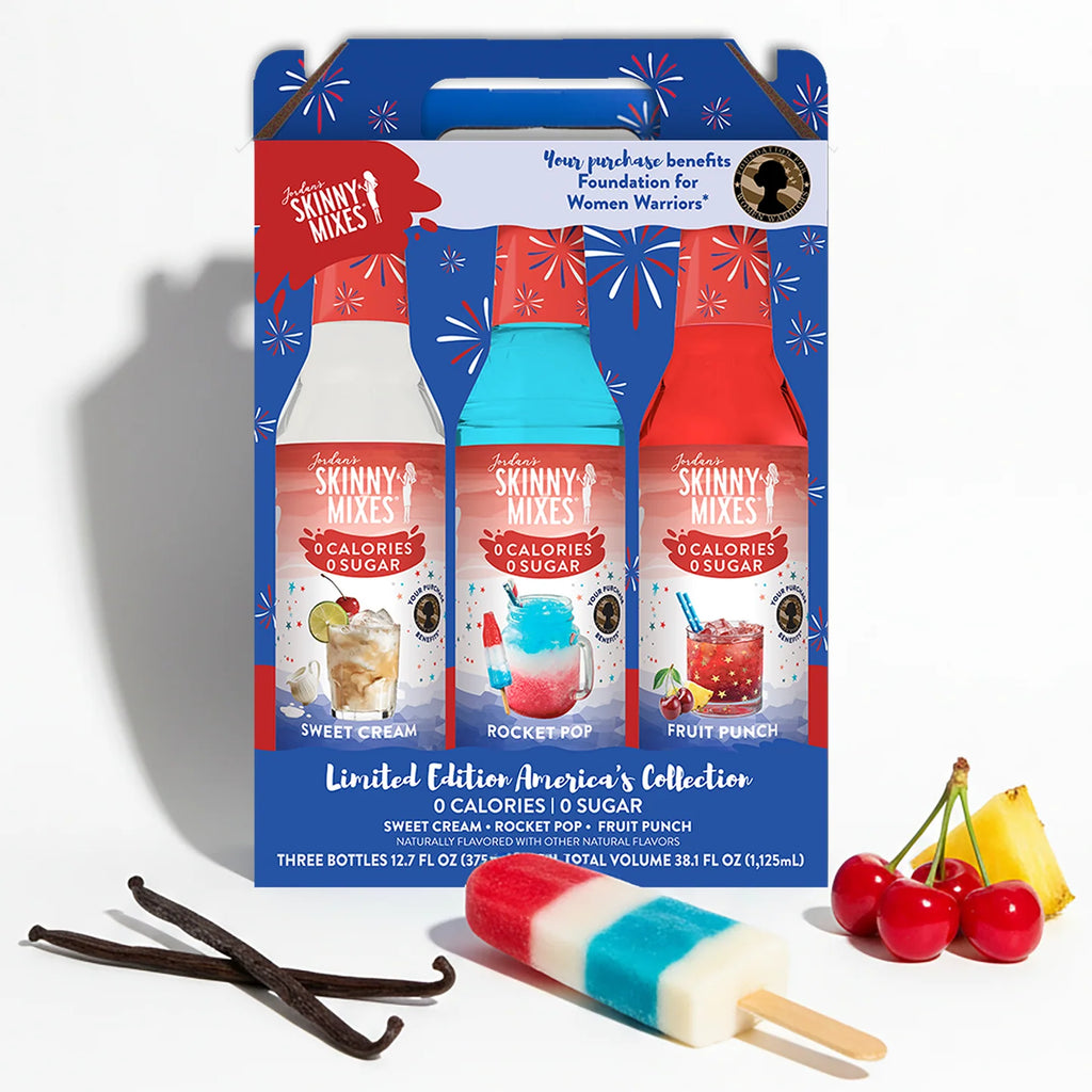 USA Trio Gift Set - Rocket Pop, Sweet Cream & Fruit Punch Syrup (Sugar Free) - 375ml