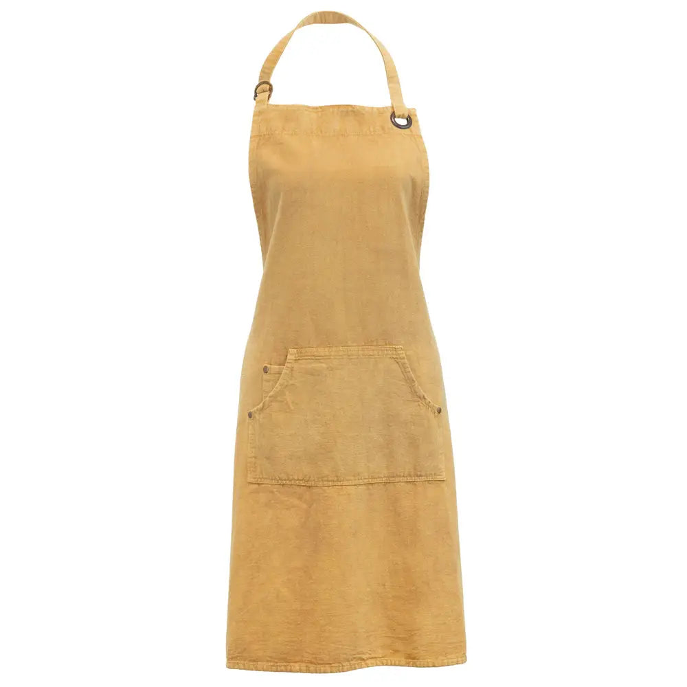 Stonewashed Cotton Apron