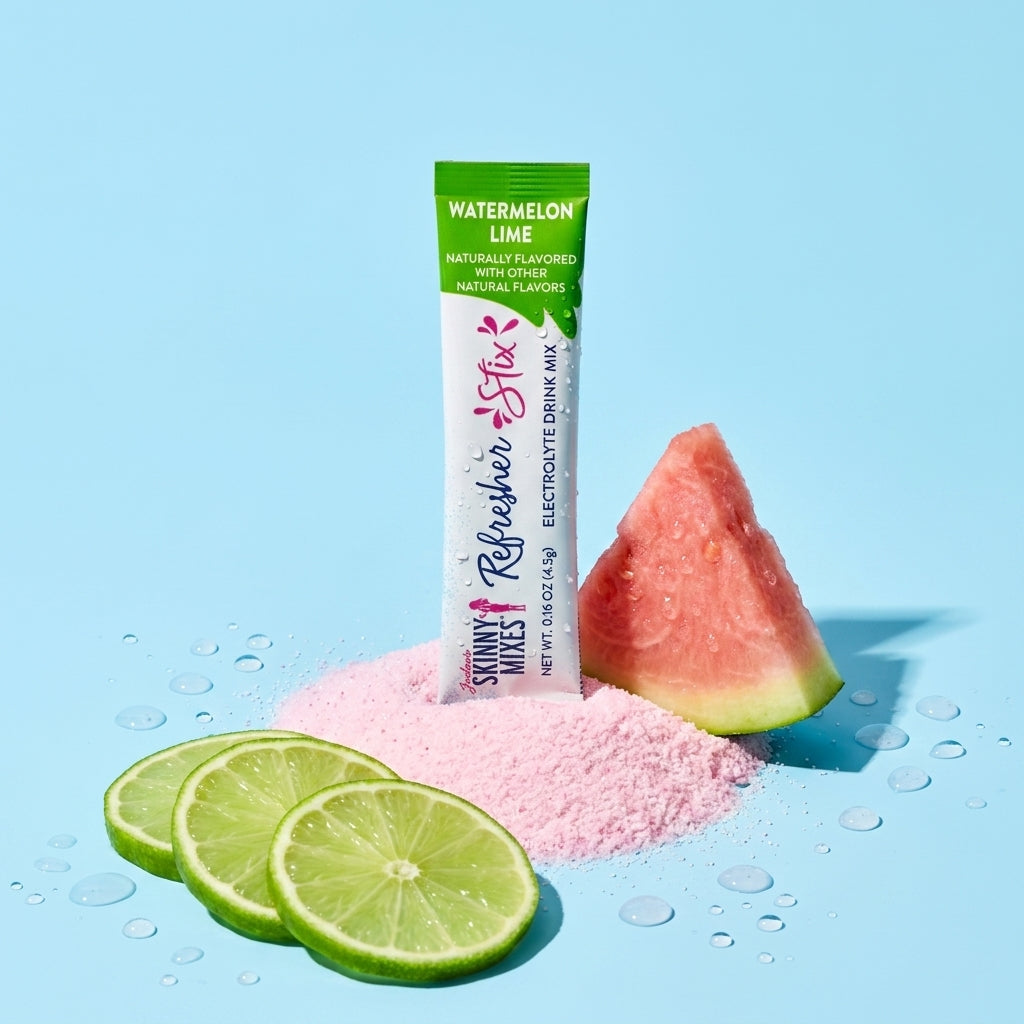 Jordan's Skinny Mixes Refresher Stix | Watermelon Lime (16 count)
